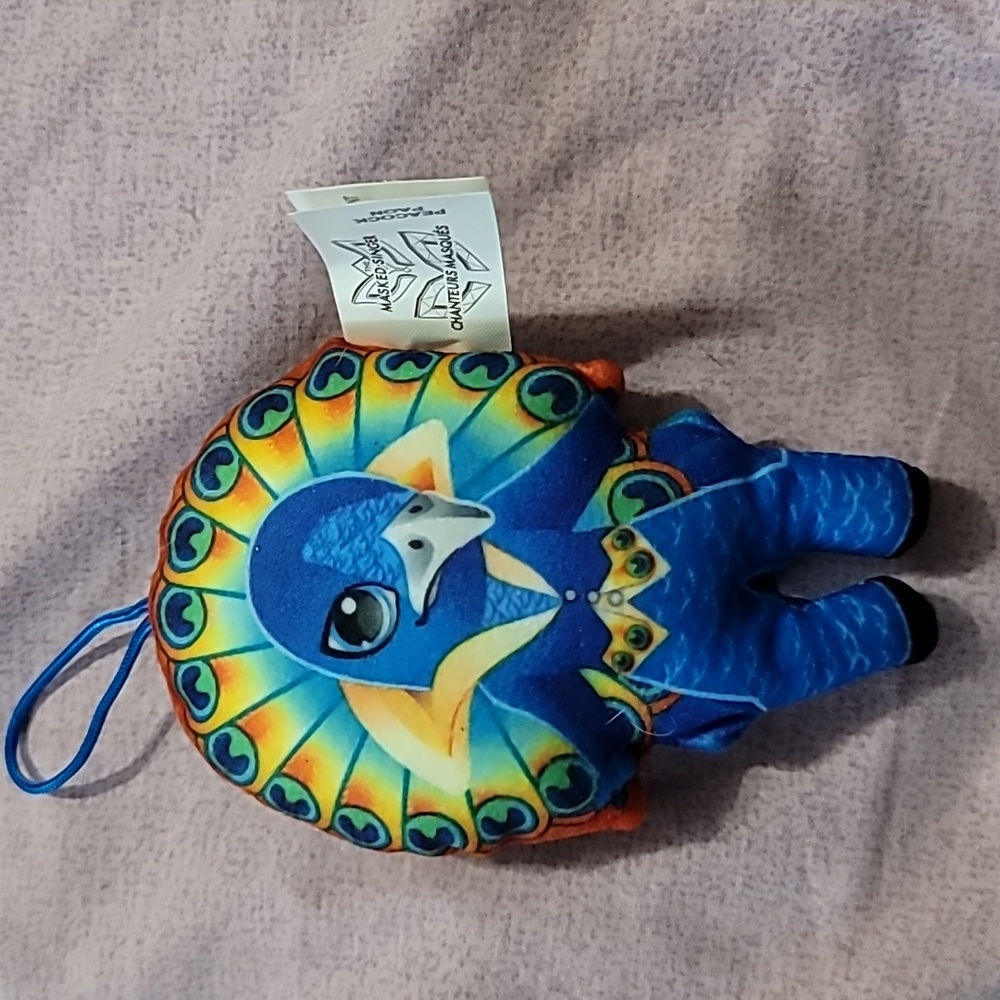 McDonald's #4 THE MASKED SINGER Happy Meal Toy PEACOCK Donny Osmond